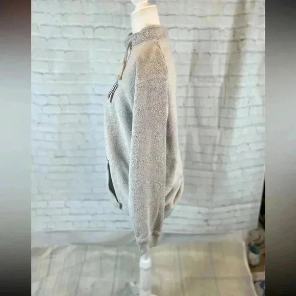 NEW BERN North Carolina mock Neck Gray sweatshirt Woman’s M BASIX OF America - Picture 5 of 15